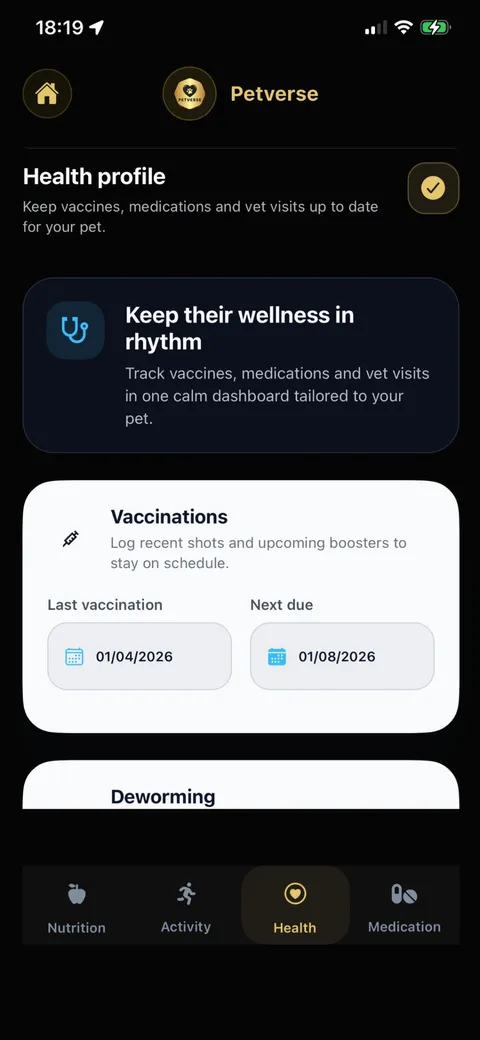 Health Dashboard