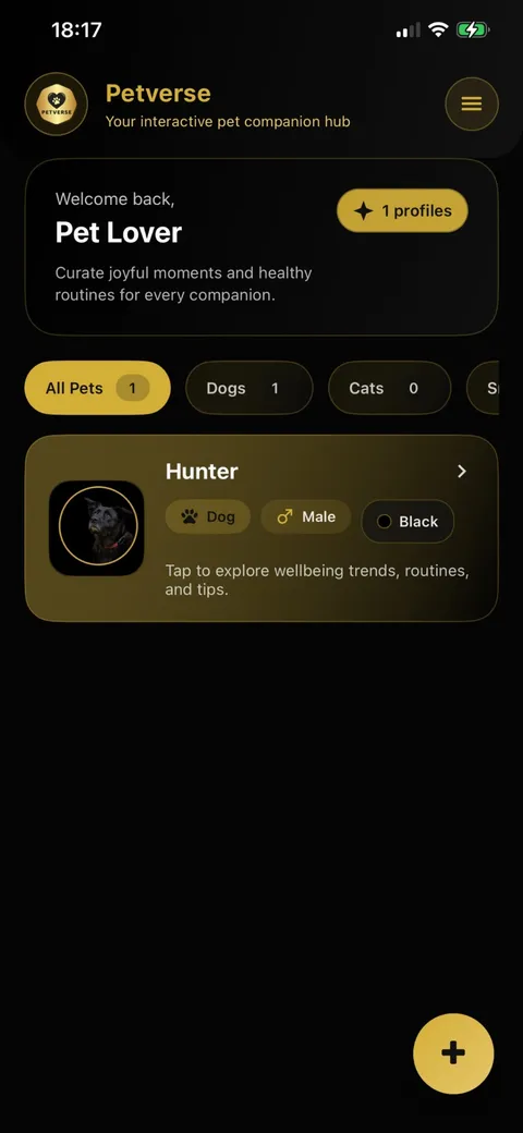 Multi-Pet Dashboard